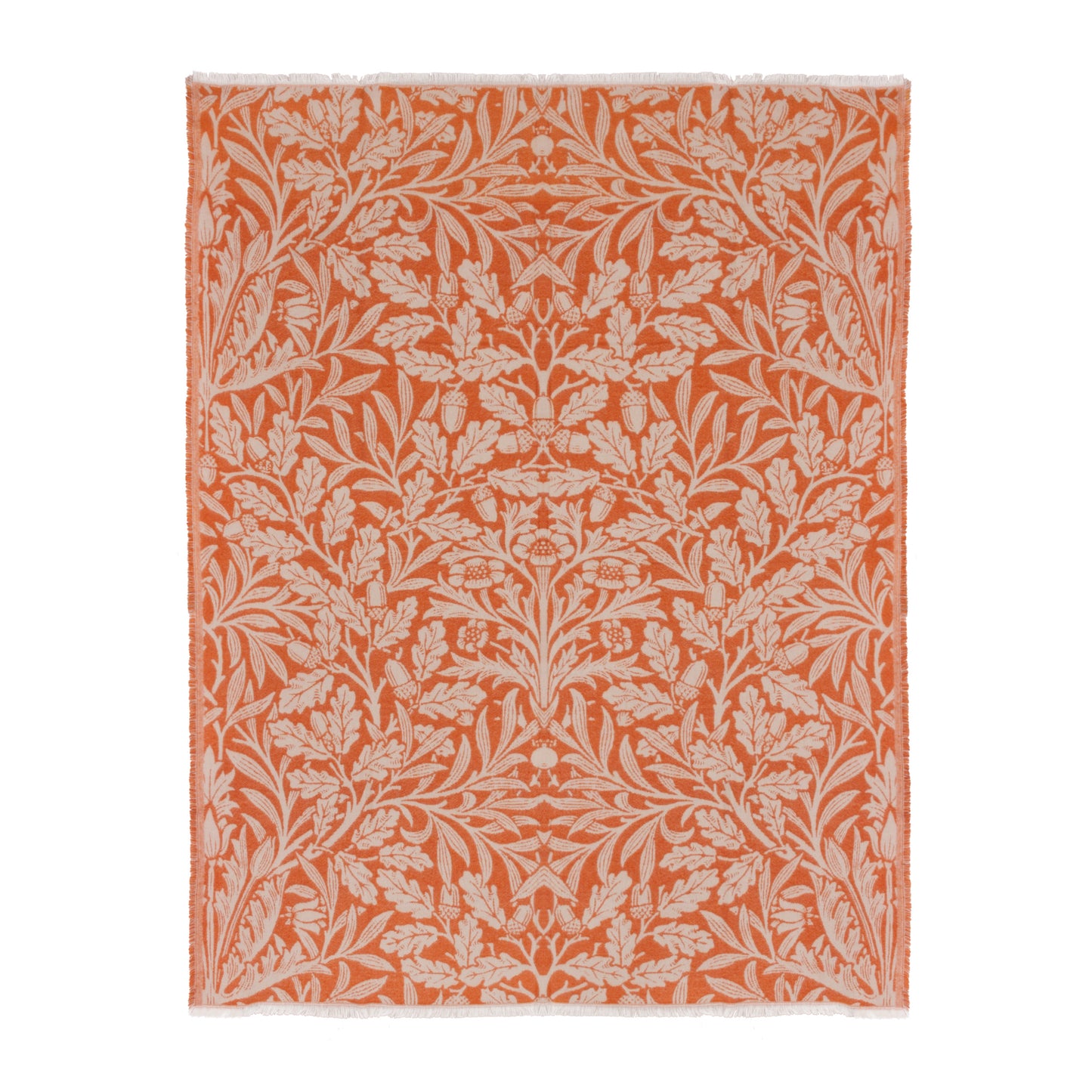 Acorn Tonal Jacquard Throw Brick
