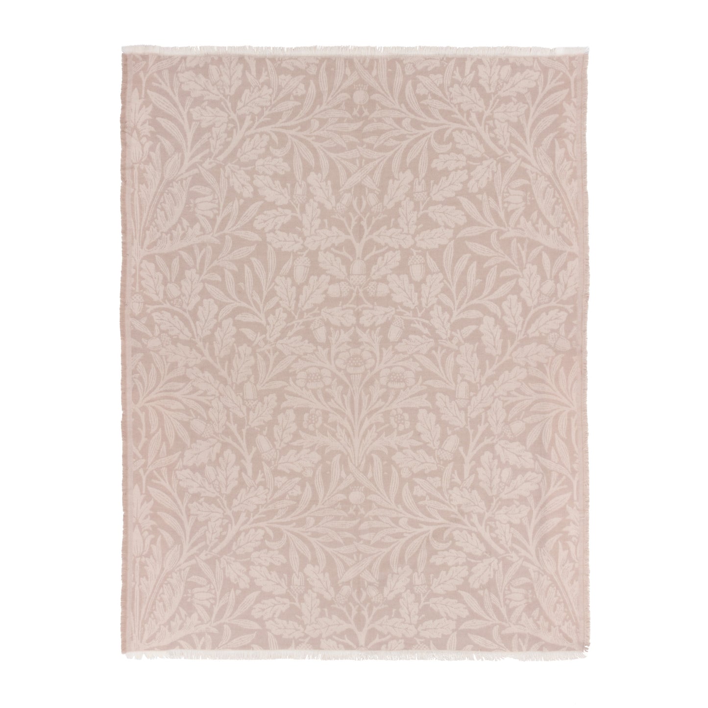 Morris & Co. Acorn Tonal Jacquard Throw Linen