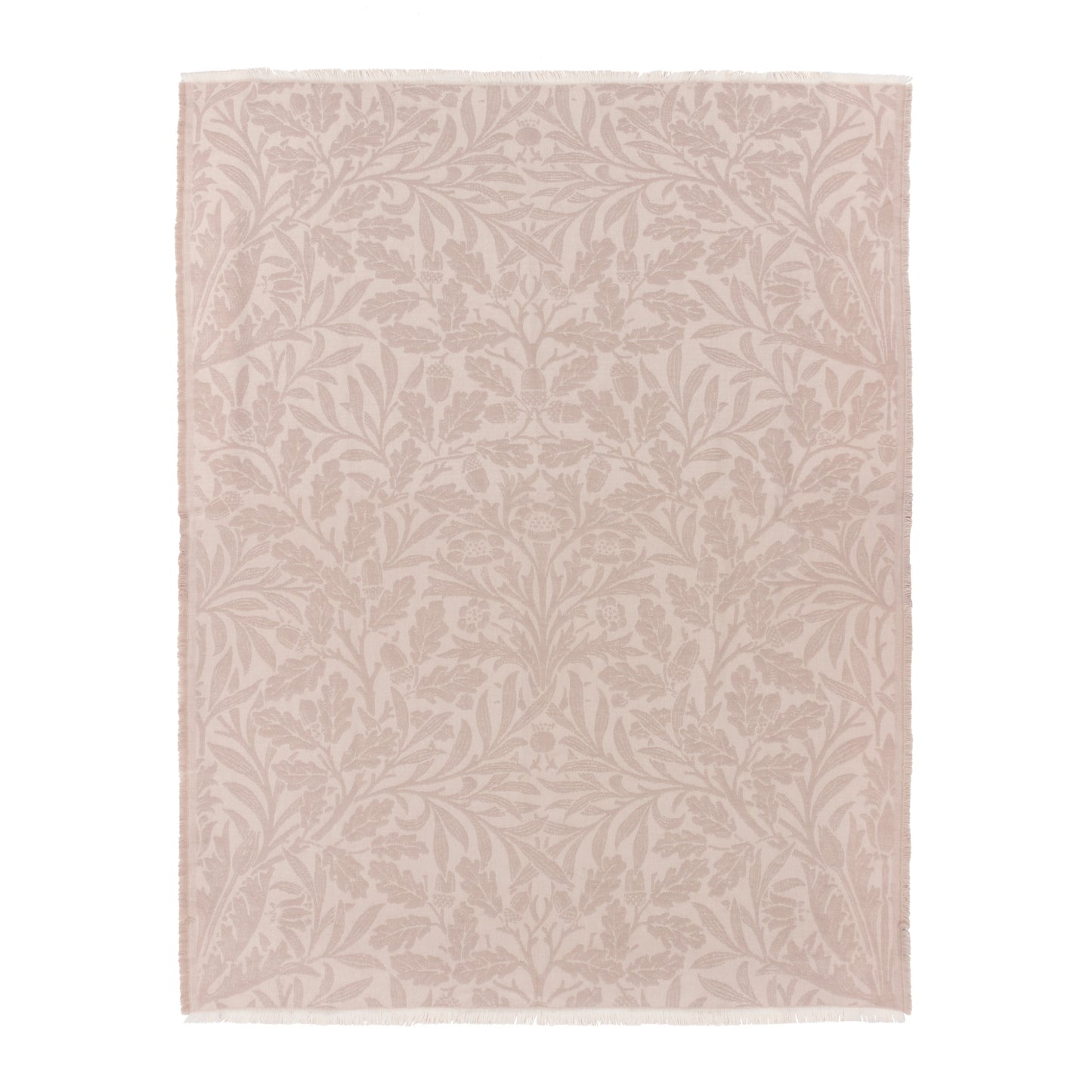 Morris & Co. Acorn Tonal Jacquard Throw Linen