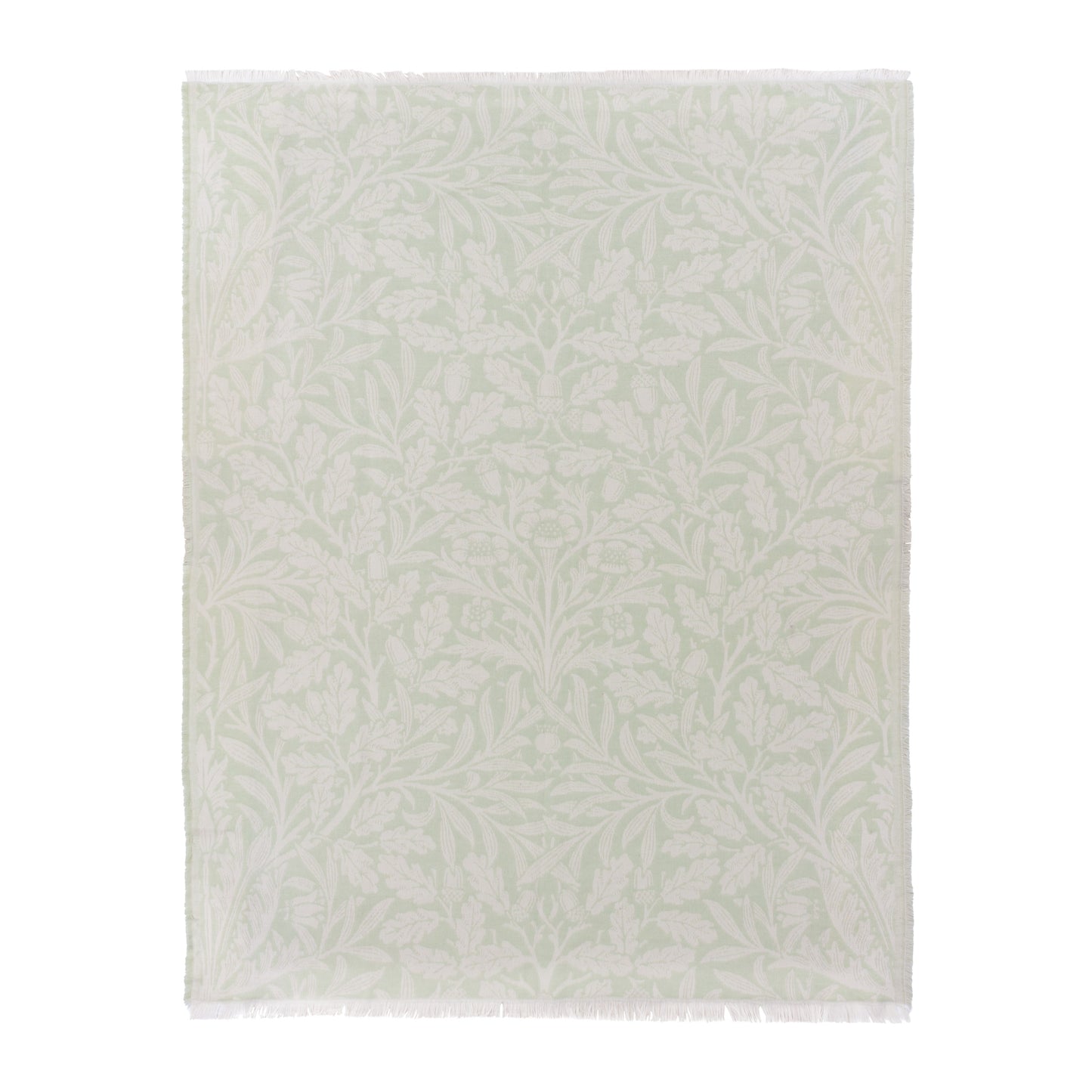 Morris & Co. Acorn Tonal Jacquard Throw Sage