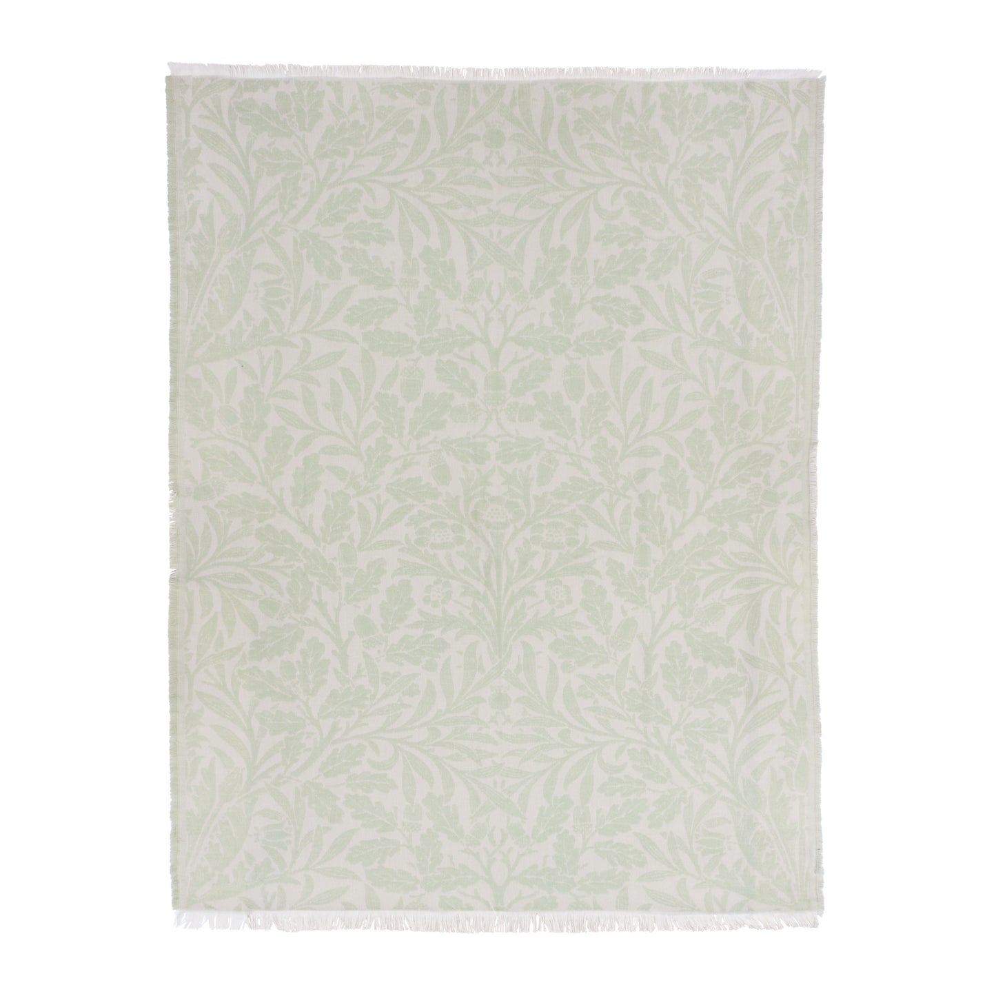 Morris & Co. Acorn Tonal Jacquard Throw Sage