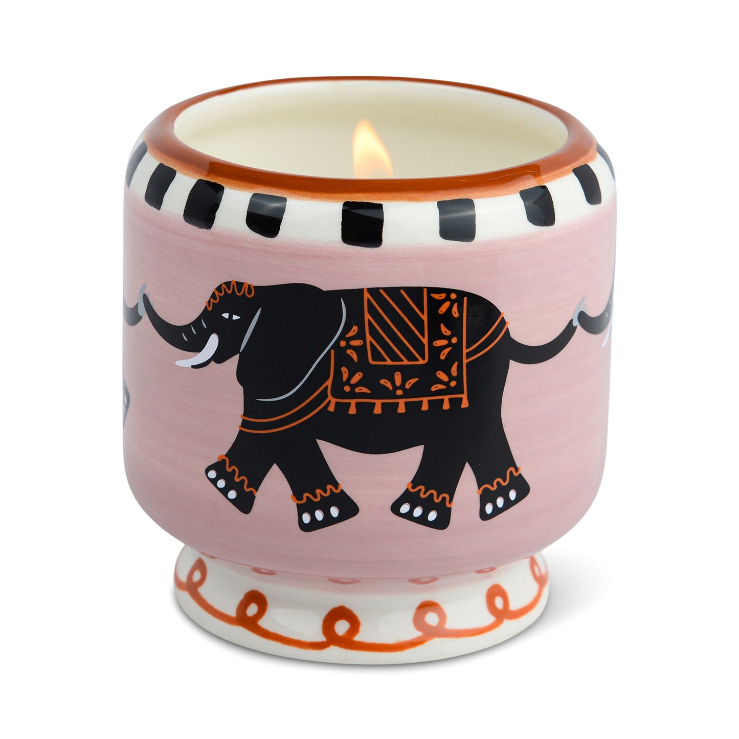 A Dopo Elephant Ceramic Candle - Tobacco Vanilla