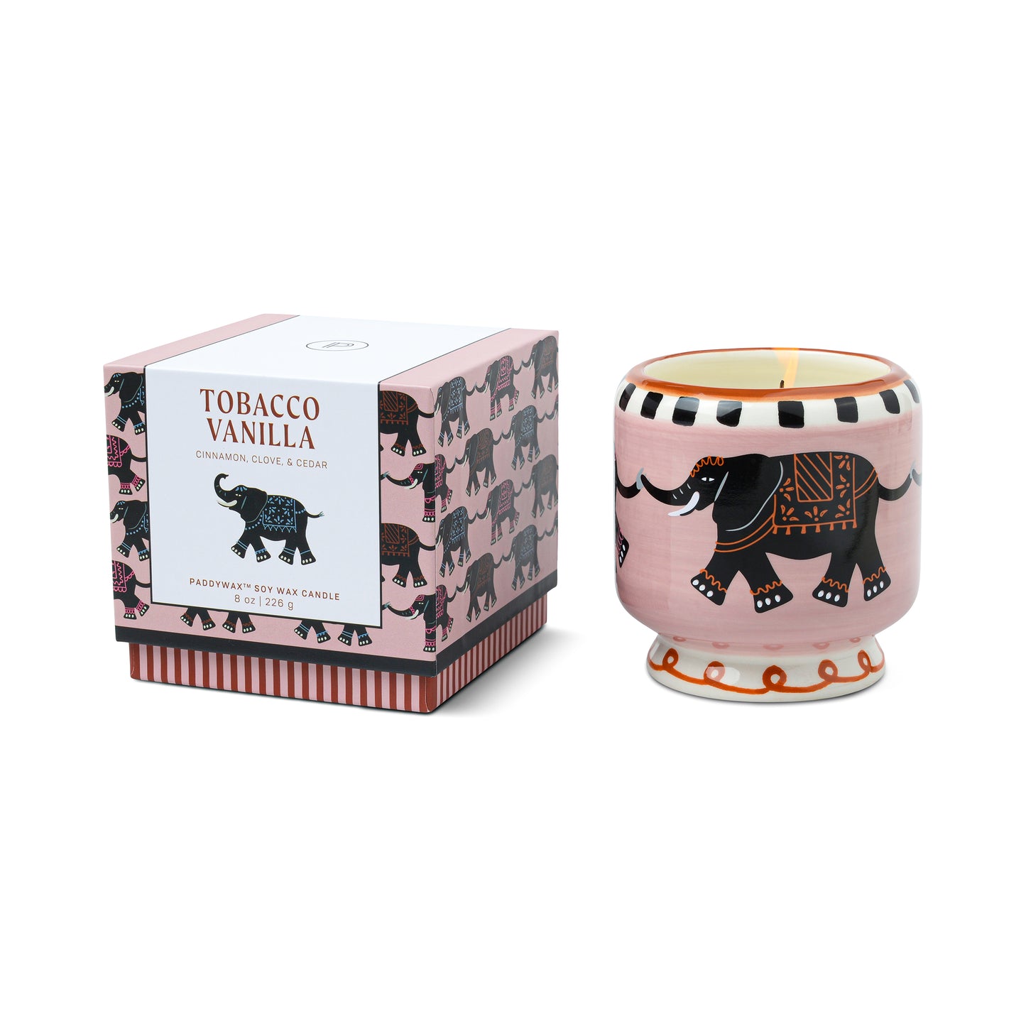 A Dopo Elephant Ceramic Candle - Tobacco Vanilla