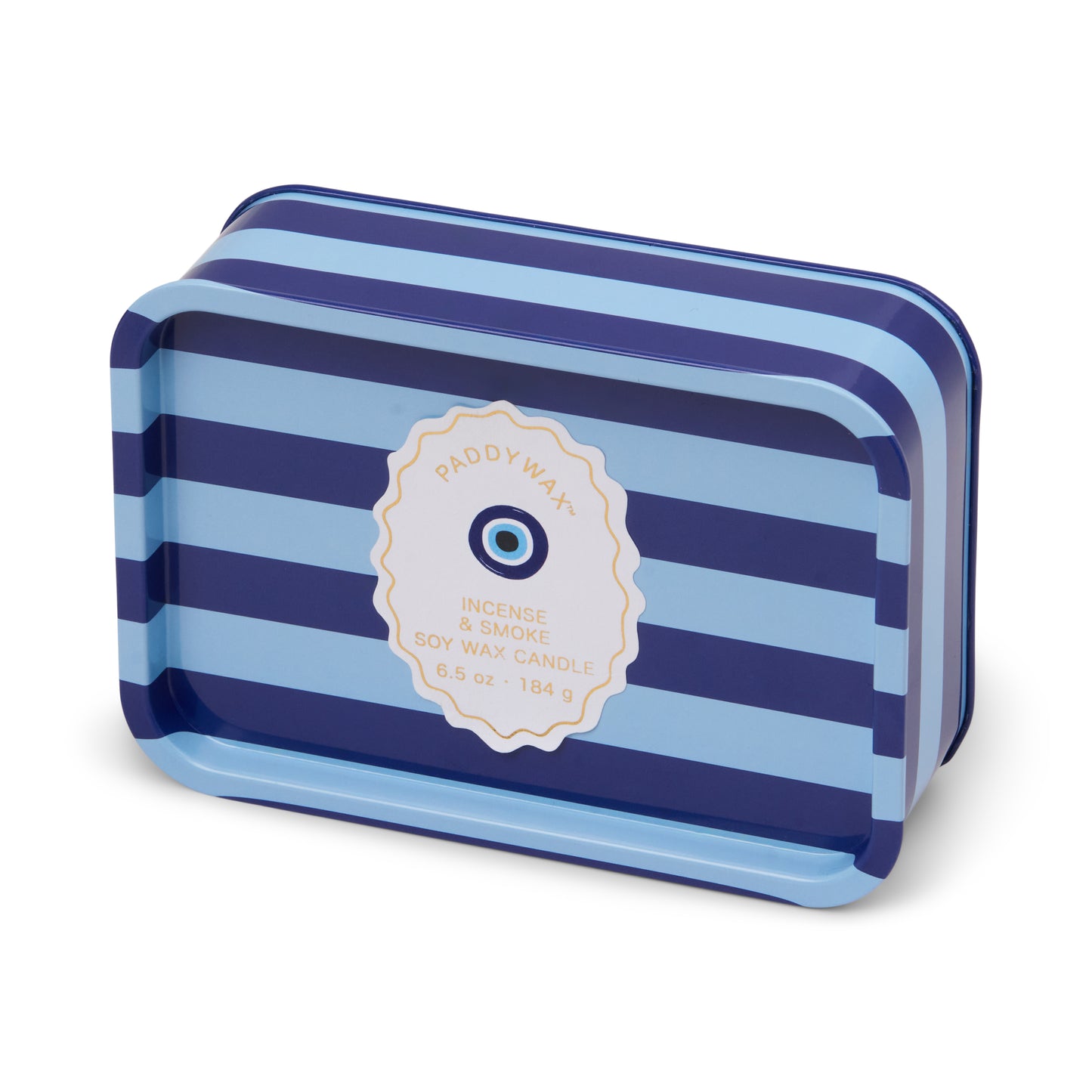 A Dopo Eye Printed Tin Candle - Incense & Smoke