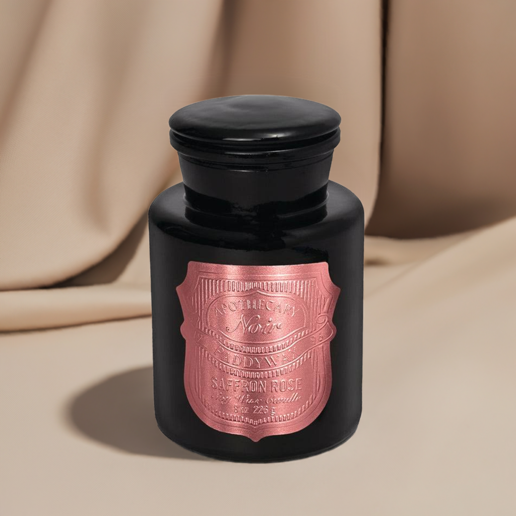Apothecary Noir Candle - Saffron Rose