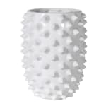 White Ceramic Spike Vase