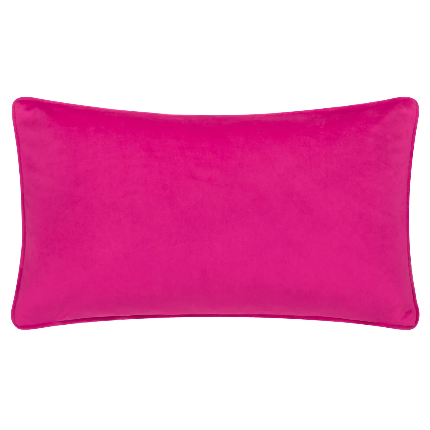 Black & Pink Velvet Halloween Piped Cushion