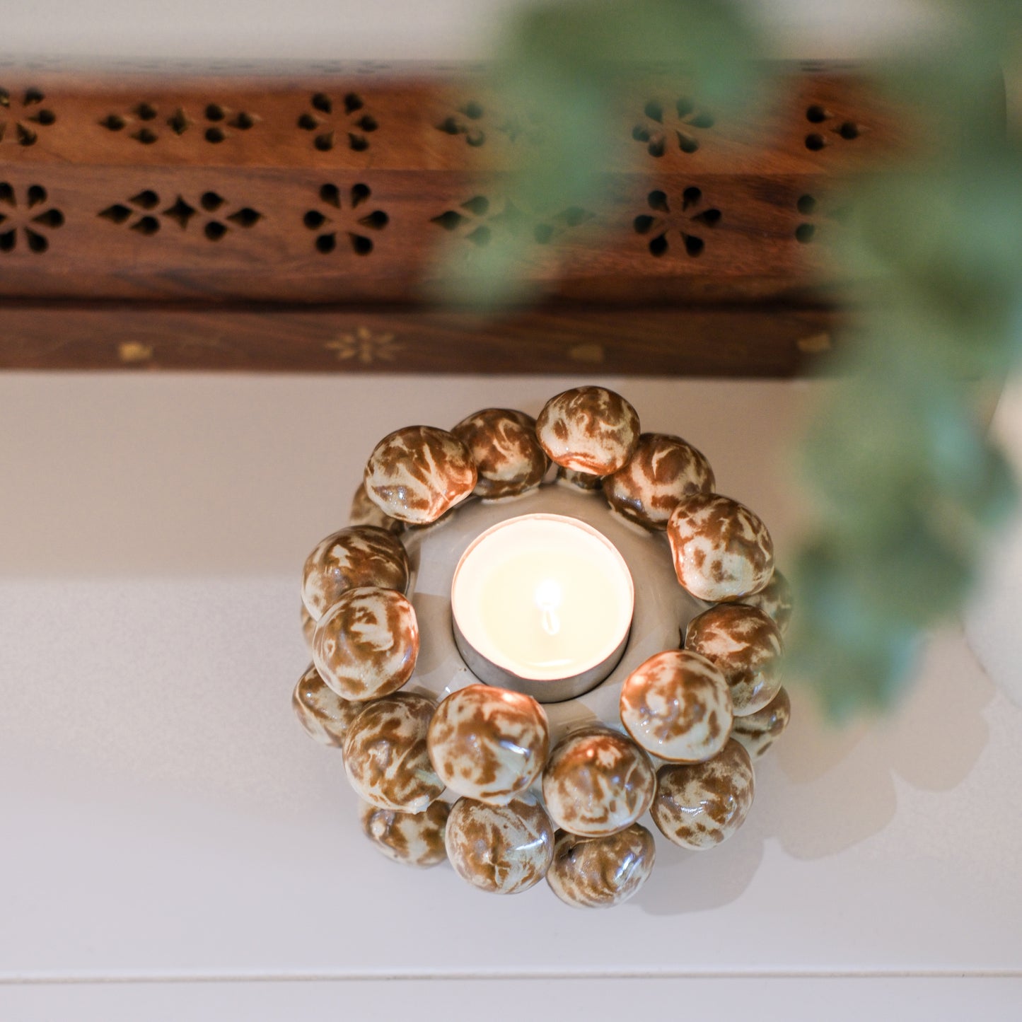 Mushroom Candle Holder