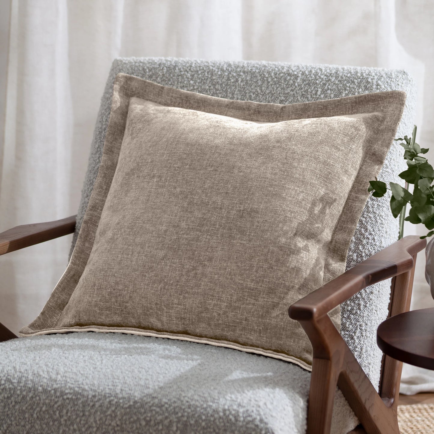 Dune Chenille Cushion - Natural