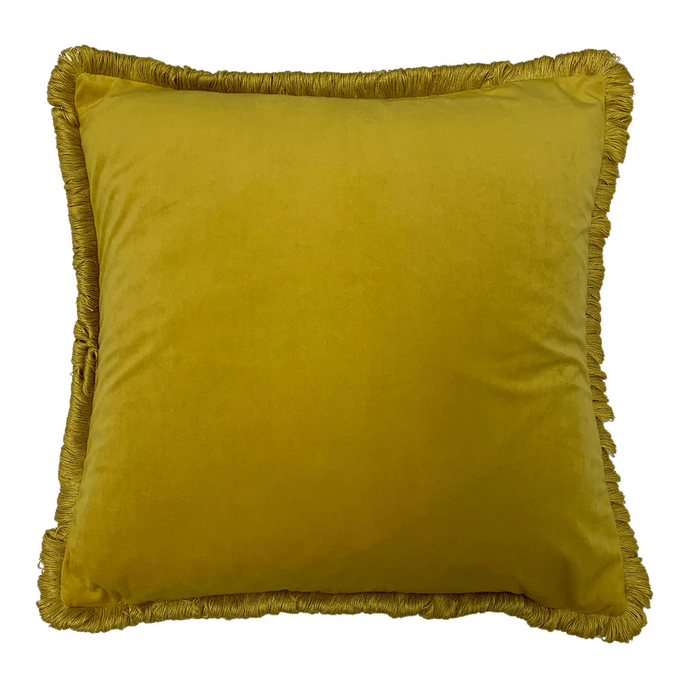 Fleura Floral Cushion - Yellow