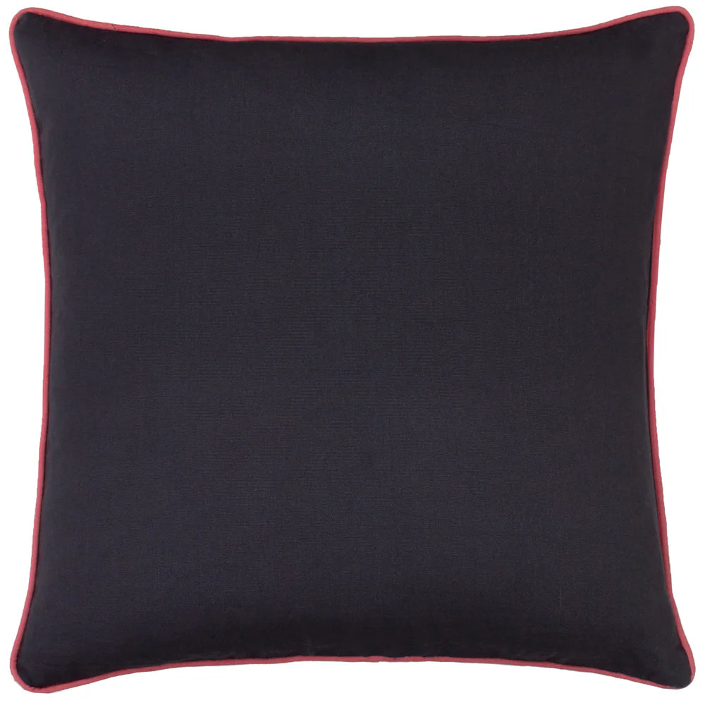 Glorine Floral Cushion Multicolour Velvet