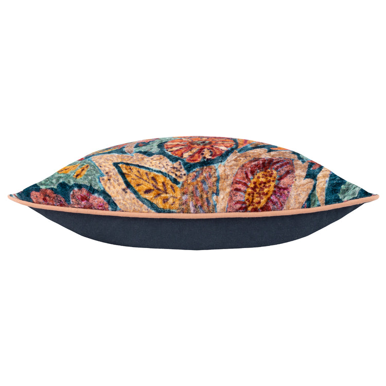 Hebonne Botanical Cushion Multicolour Velvet