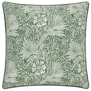Morris & Co. Marigold Piped Jacquard Cushion - Leaf