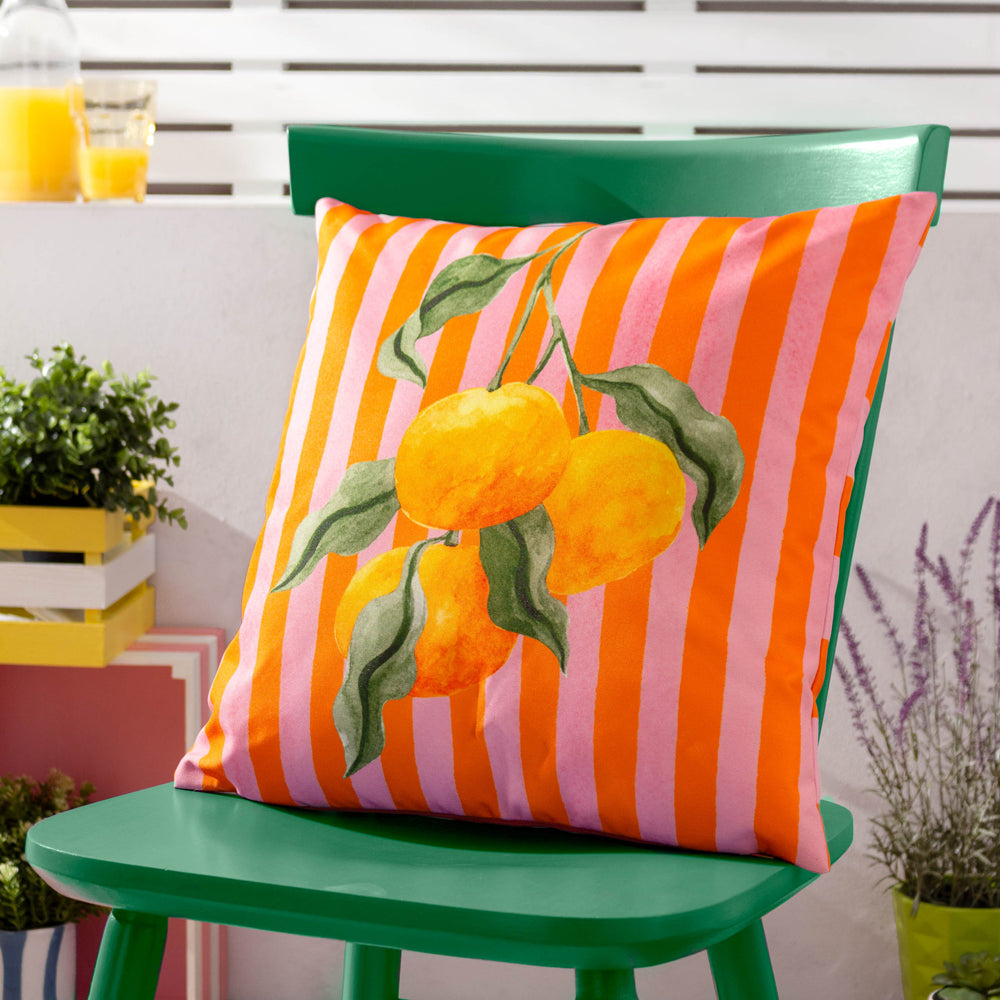 Oranges Outdoor Cushion - Orange