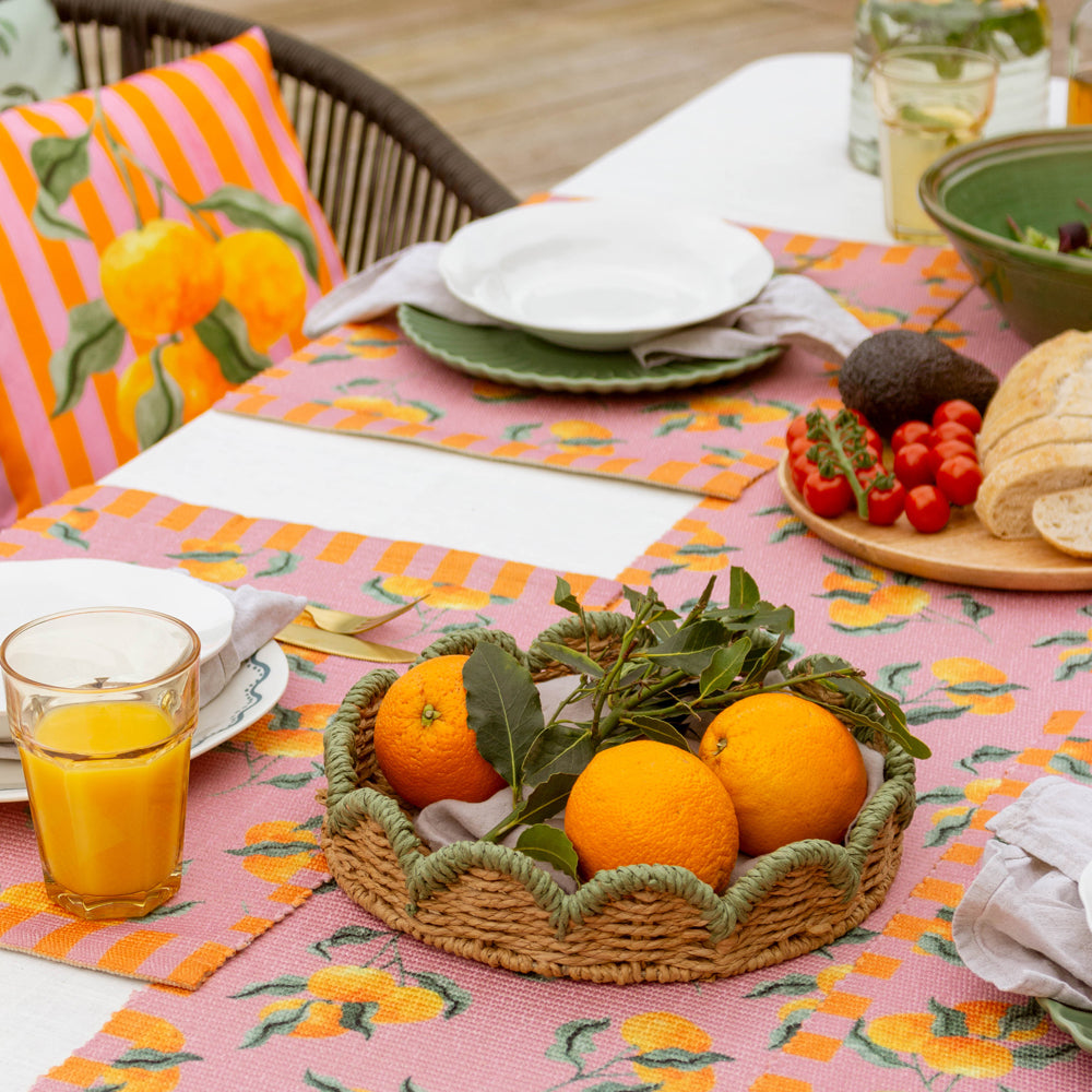 Oranges Outdoor Cushion - Orange