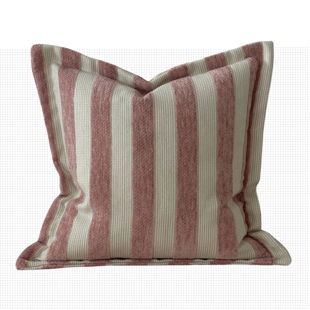 Orla Pink Stripe Cushion