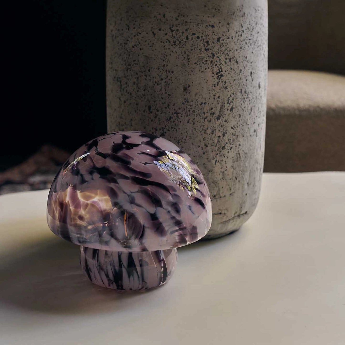 Abigail Ahern Giant Mushroom Cordless Led Lamp - Dusk