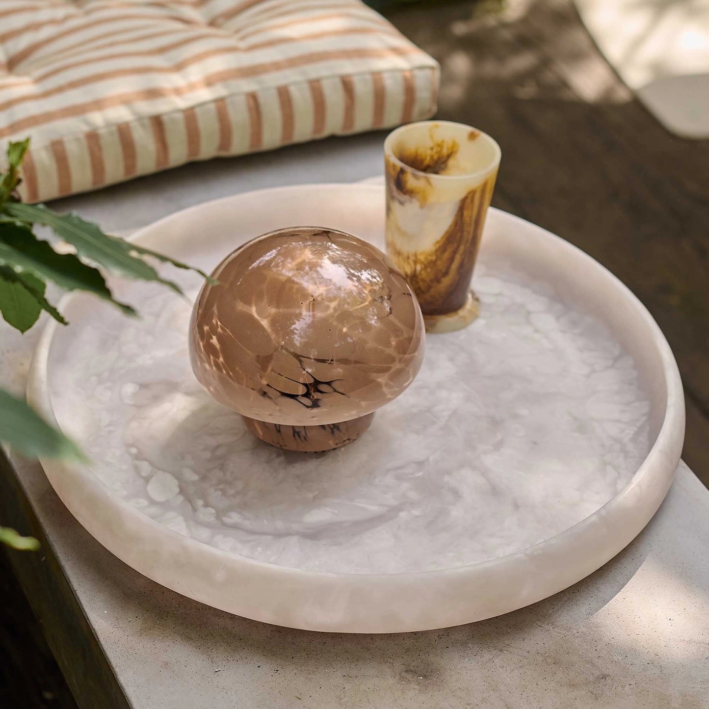Abigail Ahern Caramel Pandora Mushroom Portable Lamp