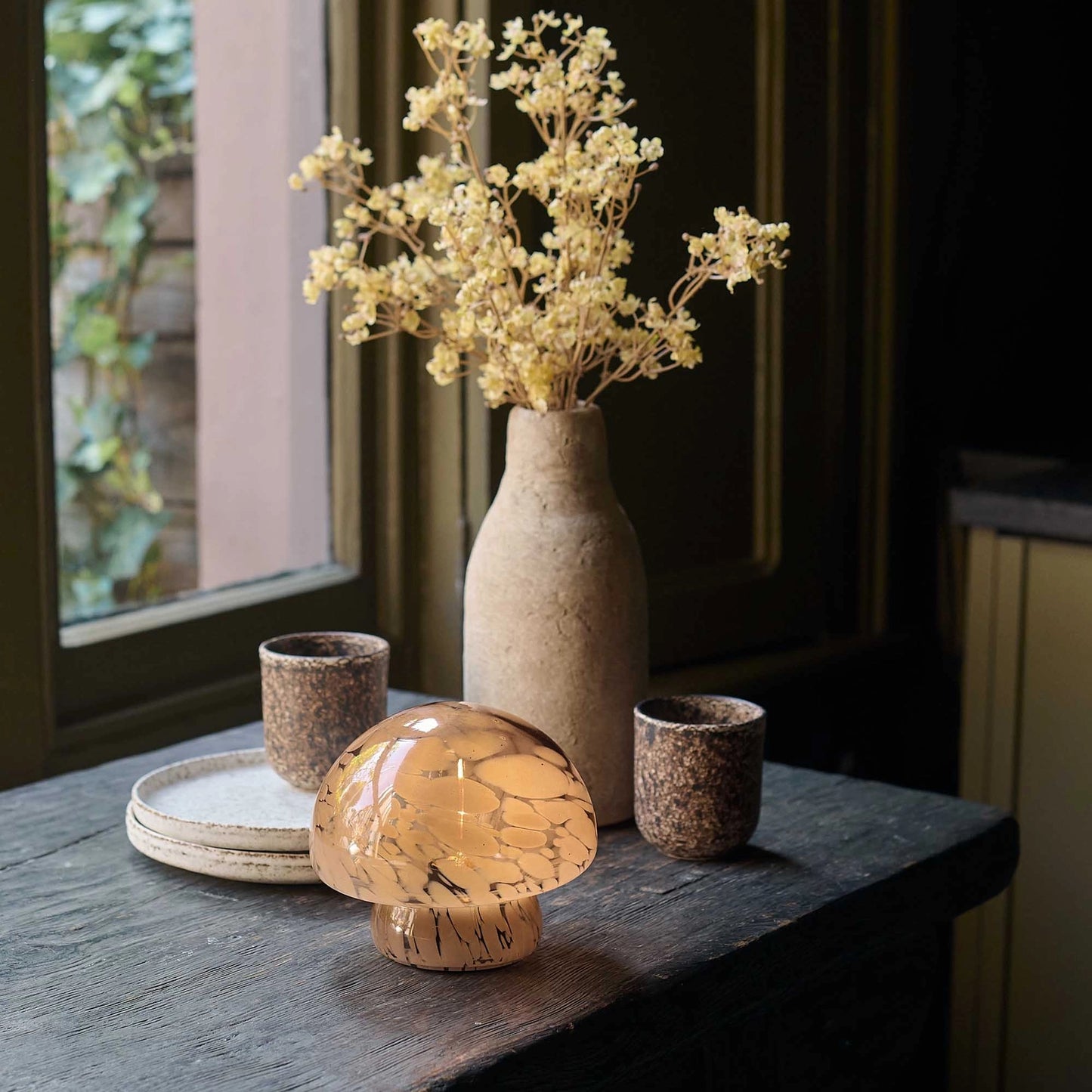 Abigail Ahern Caramel Pandora Mushroom Portable Lamp