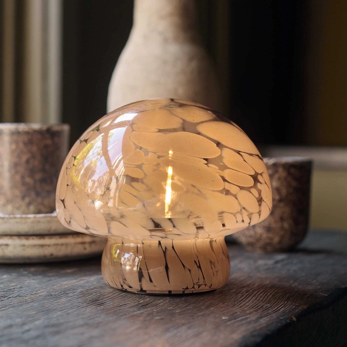 Abigail Ahern Caramel Pandora Mushroom Portable Lamp
