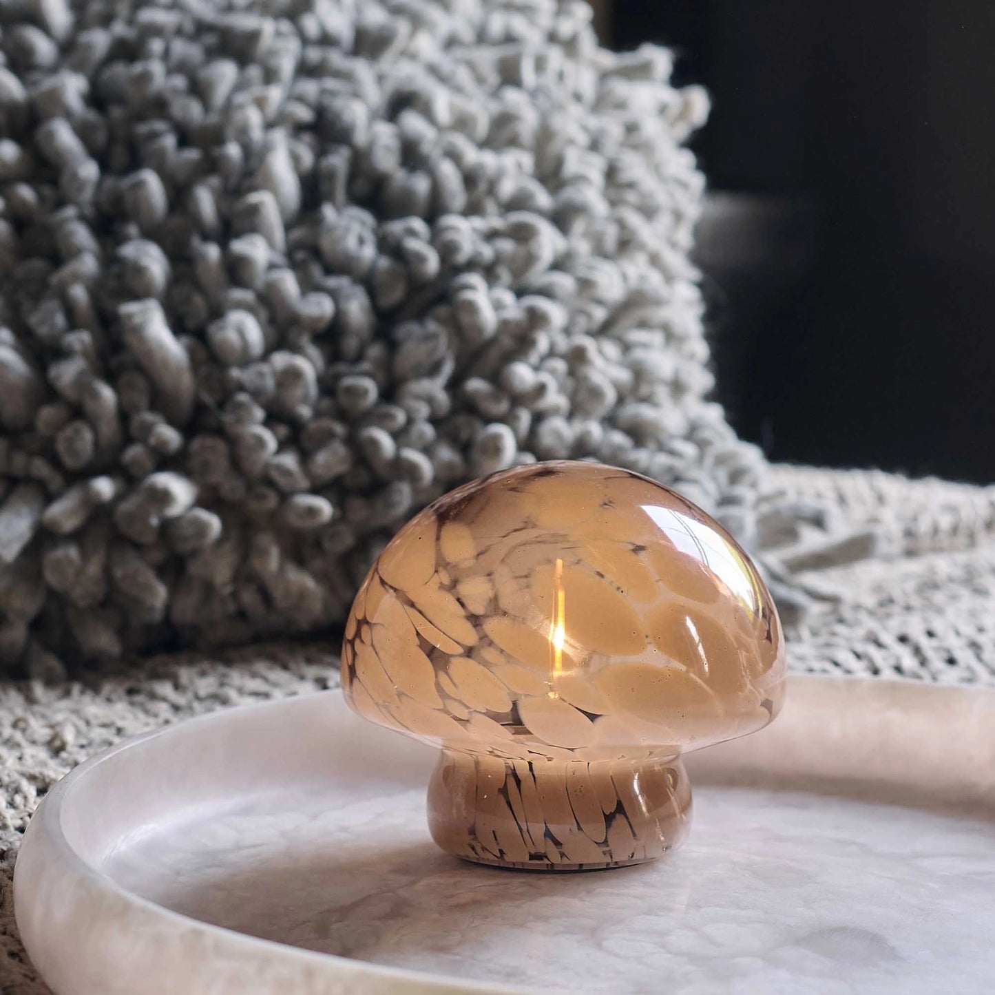 Abigail Ahern Caramel Pandora Mushroom Portable Lamp