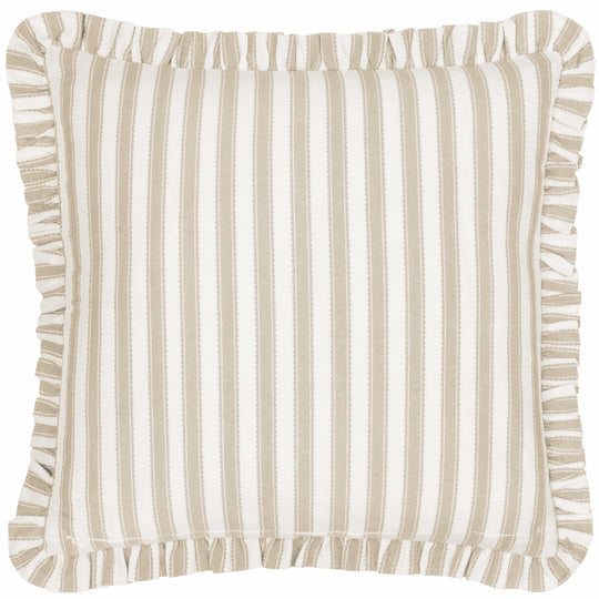 Sanderson Sessile Leaf Ruffle Cushion - Sage