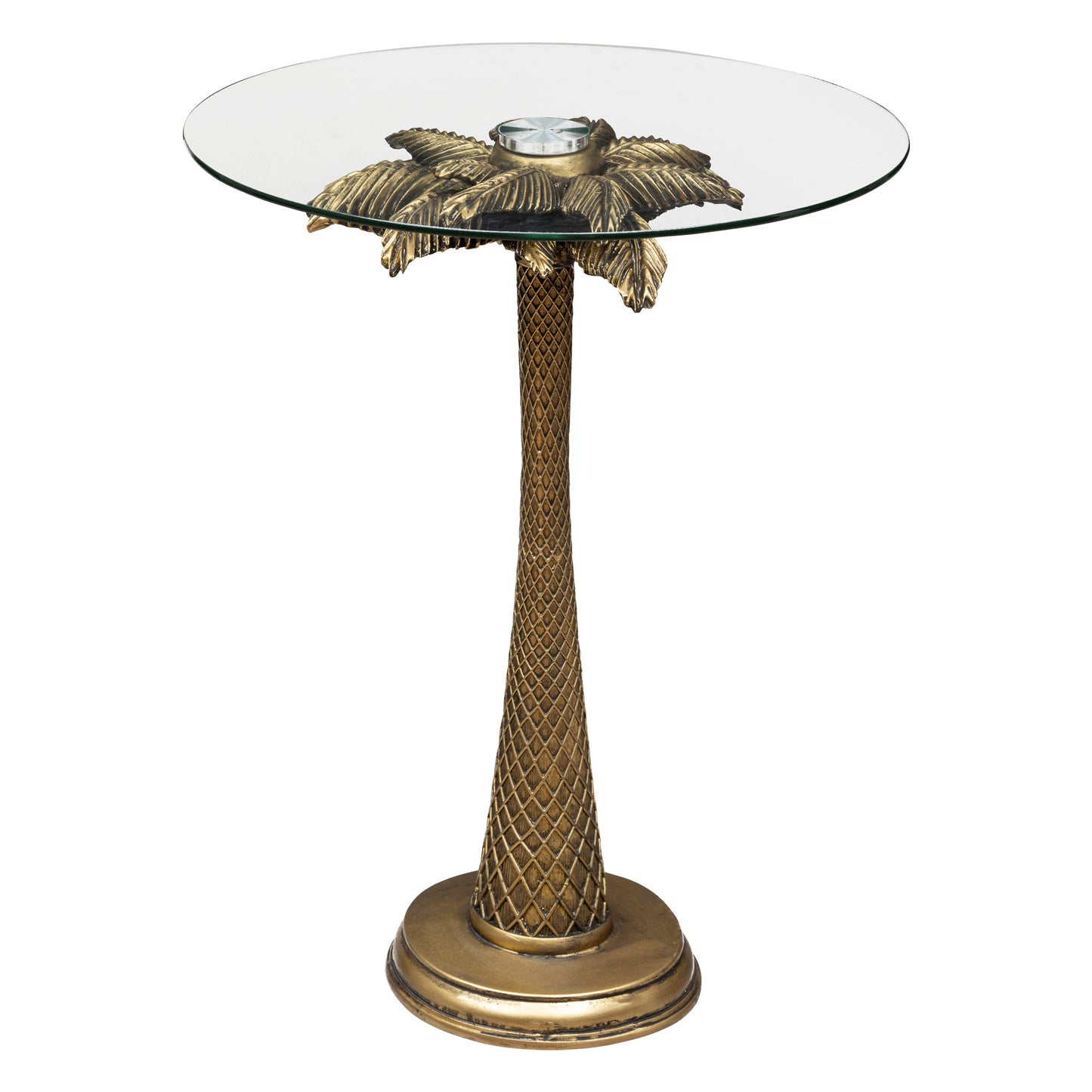 Gold Wild Palm Round Table