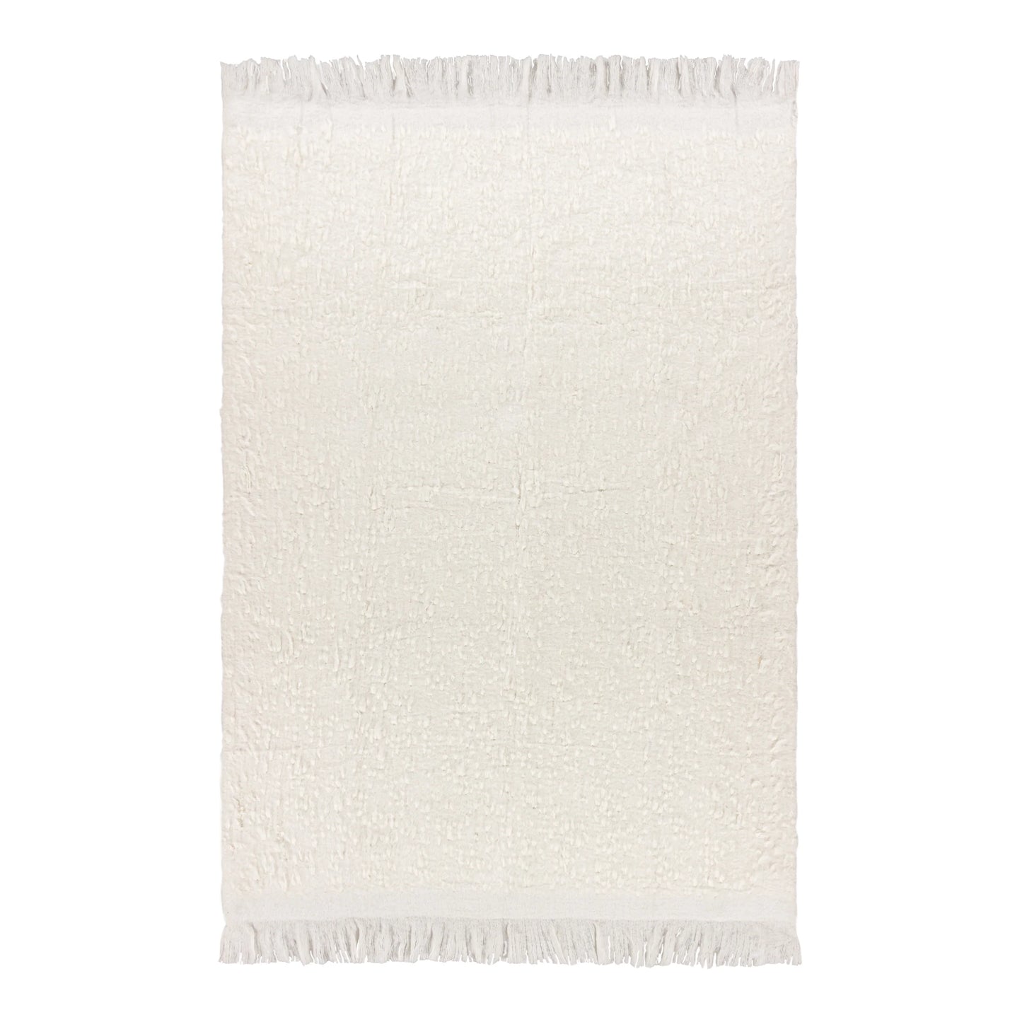 Ulsmere Boucle Throw Blanket - Ecru