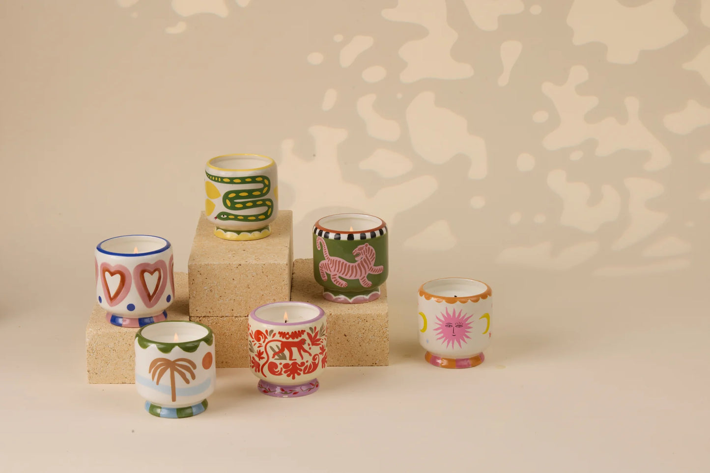 A Dopo "Jungle" Ceramic Candle - Coconut & Amber