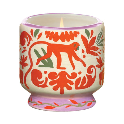 A Dopo "Jungle" Ceramic Candle - Coconut & Amber