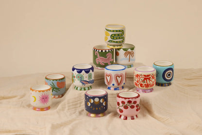 A Dopo "Jungle" Ceramic Candle - Coconut & Amber