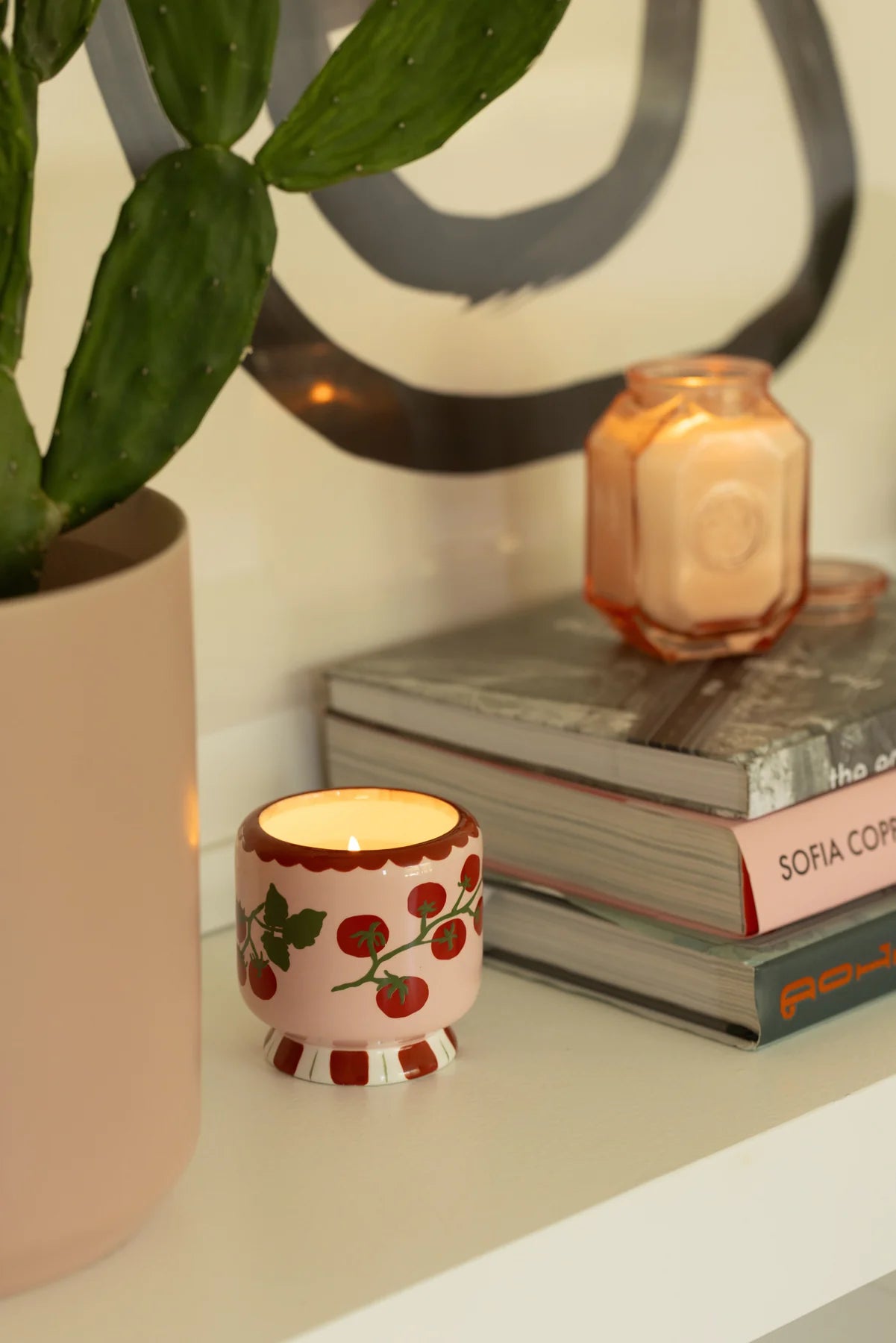 A Dopo "Tomato" Ceramic Candle - Heirloom Tomato