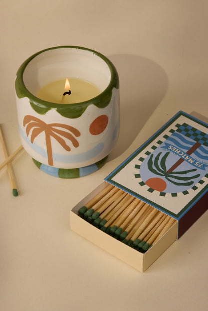 A Dopo Palm Tree Ceramic Candle - Lush Palms