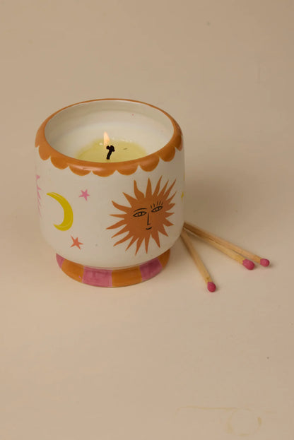 A Dopo Sun Ceramic Candle - Orange Blossom