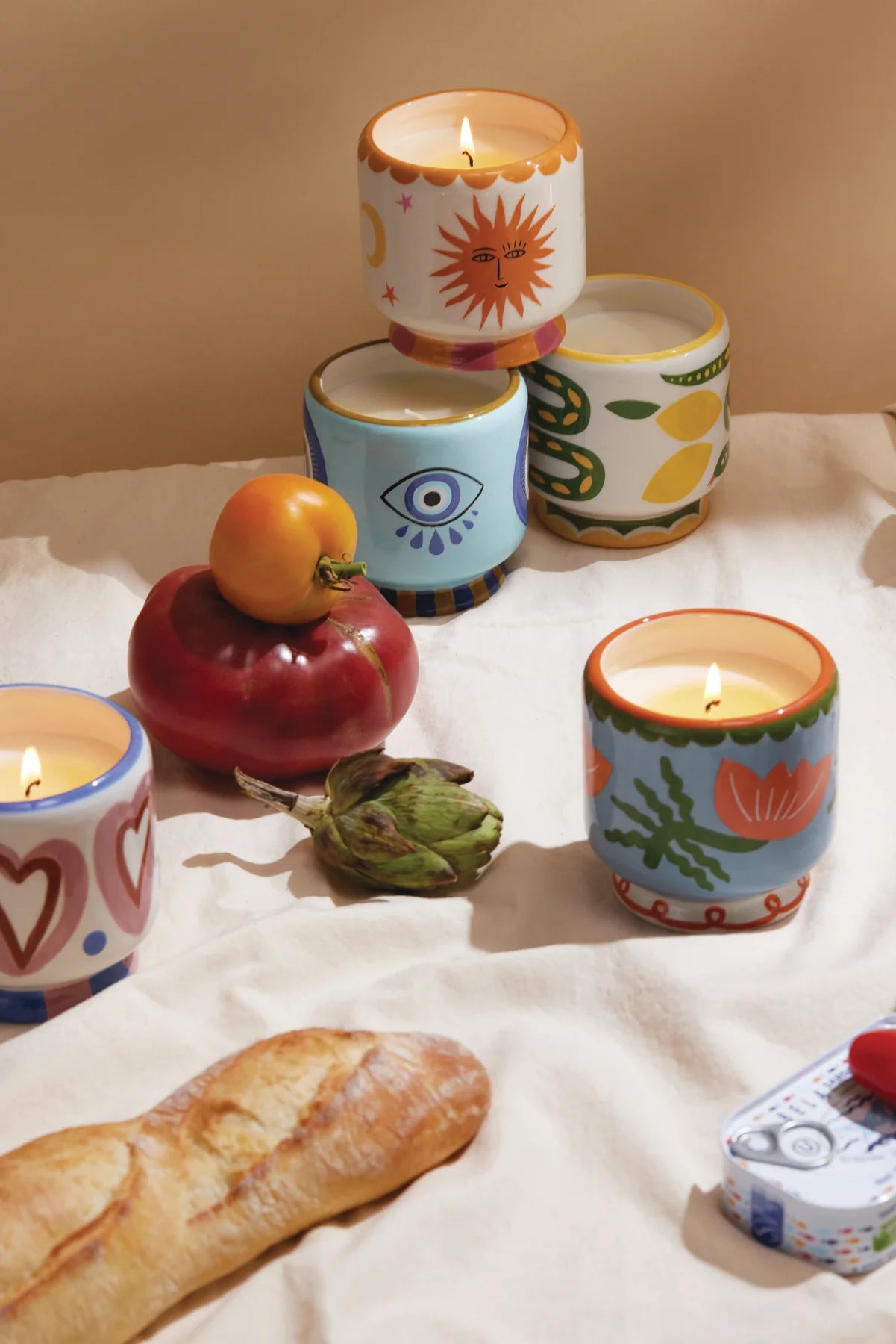 A Dopo Sun Ceramic Candle - Orange Blossom