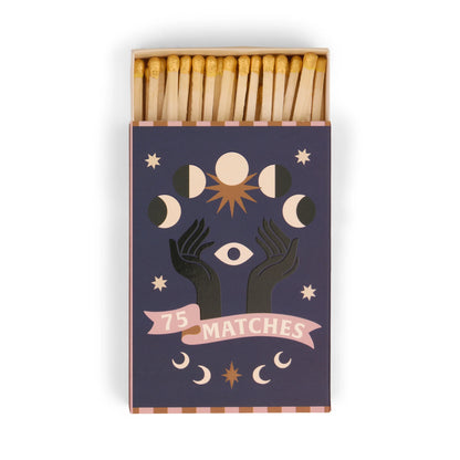 A Dopo "Moon Phases" Boxed Gold Matches with 75 Matches
