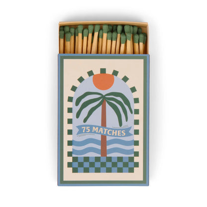 A Dopo "Palm Tree" Green Boxed Matches with 75 Matches