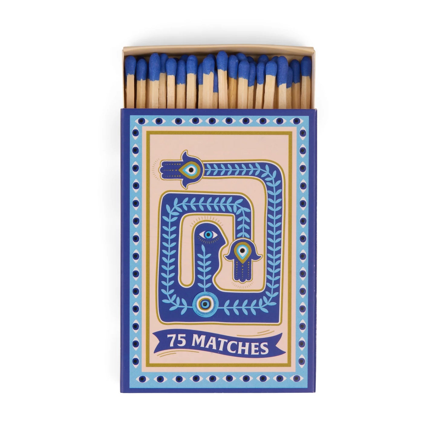 A Dopo "Eye" Blue Boxed Matches with 75 Matches