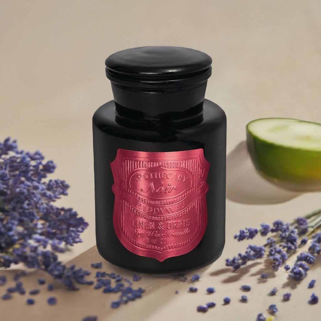 Apothecary Noir Candle - Linen & Orris