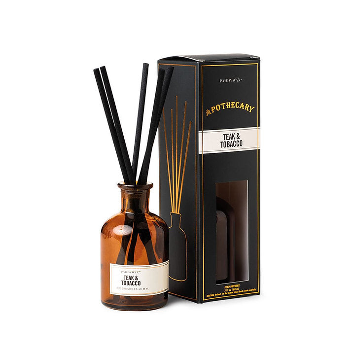 Apothecary Amber Glass Diffuser - Persimmon & Chestnut