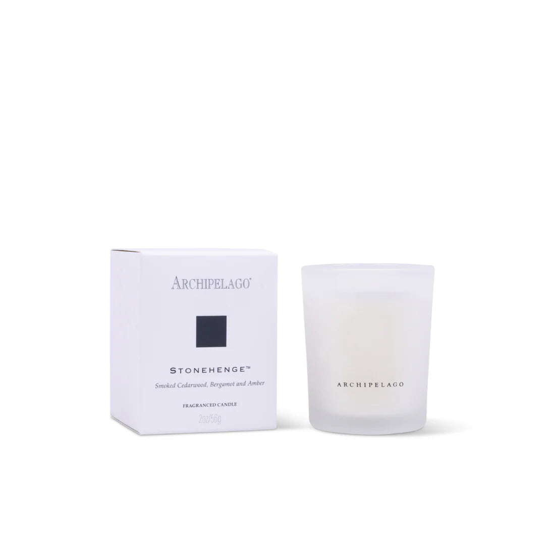Petite Excursion Stonehenge Glass Boxed Candle by Archipelago