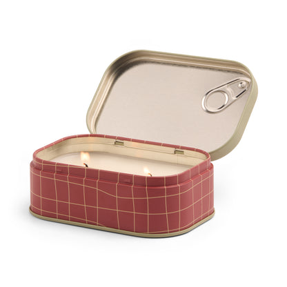Heirloom Tomato Embossed Bistro Printed Tin Candle