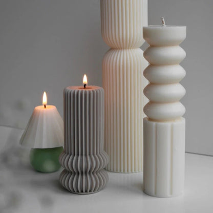 Bead Pillar Candle