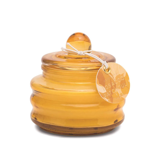 Beam Ochre Glass Candle - Tobacco Patchouli