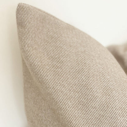 Beige Wool Effect Cushion