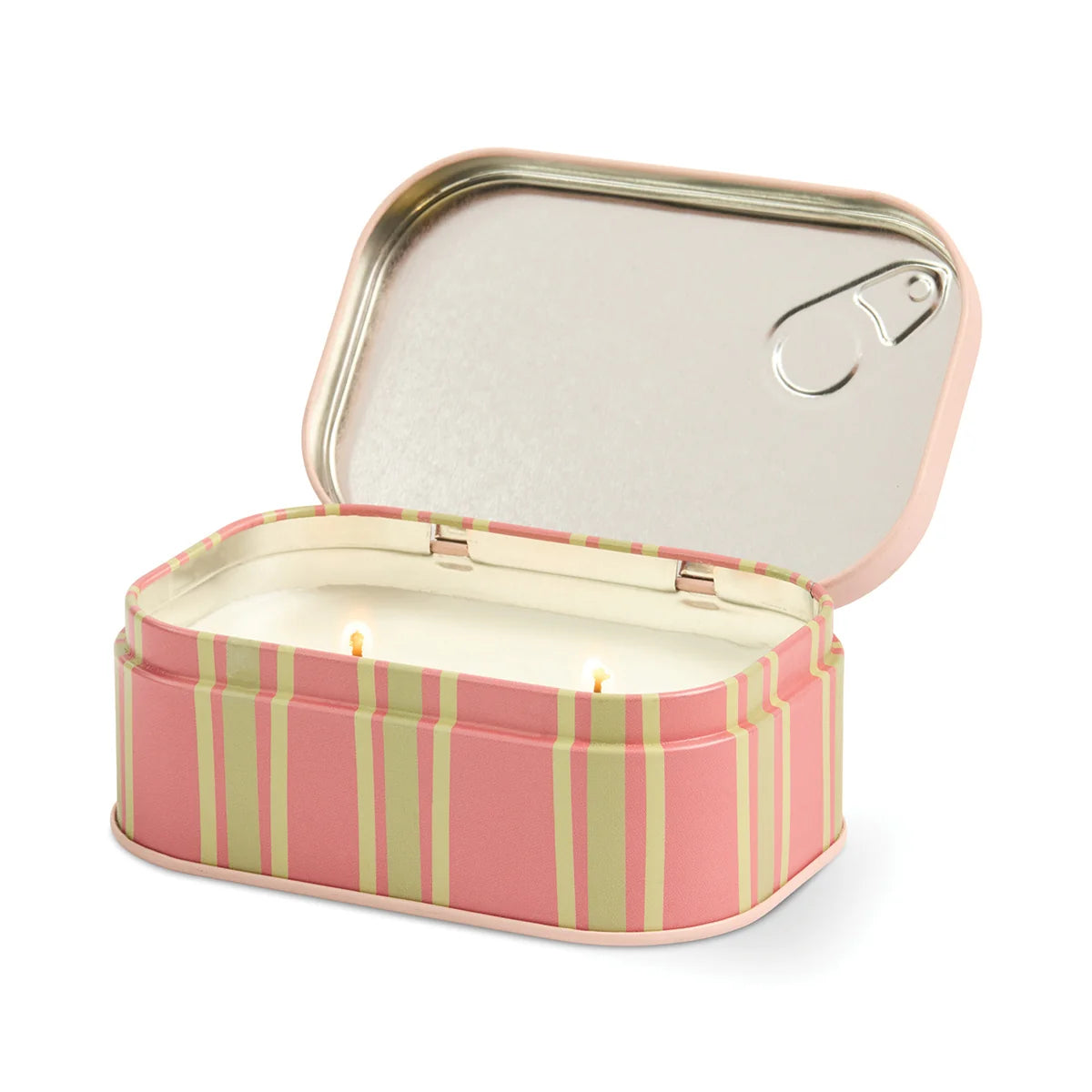Bistro Martini Printed Tin Candle - Lemon & Violet