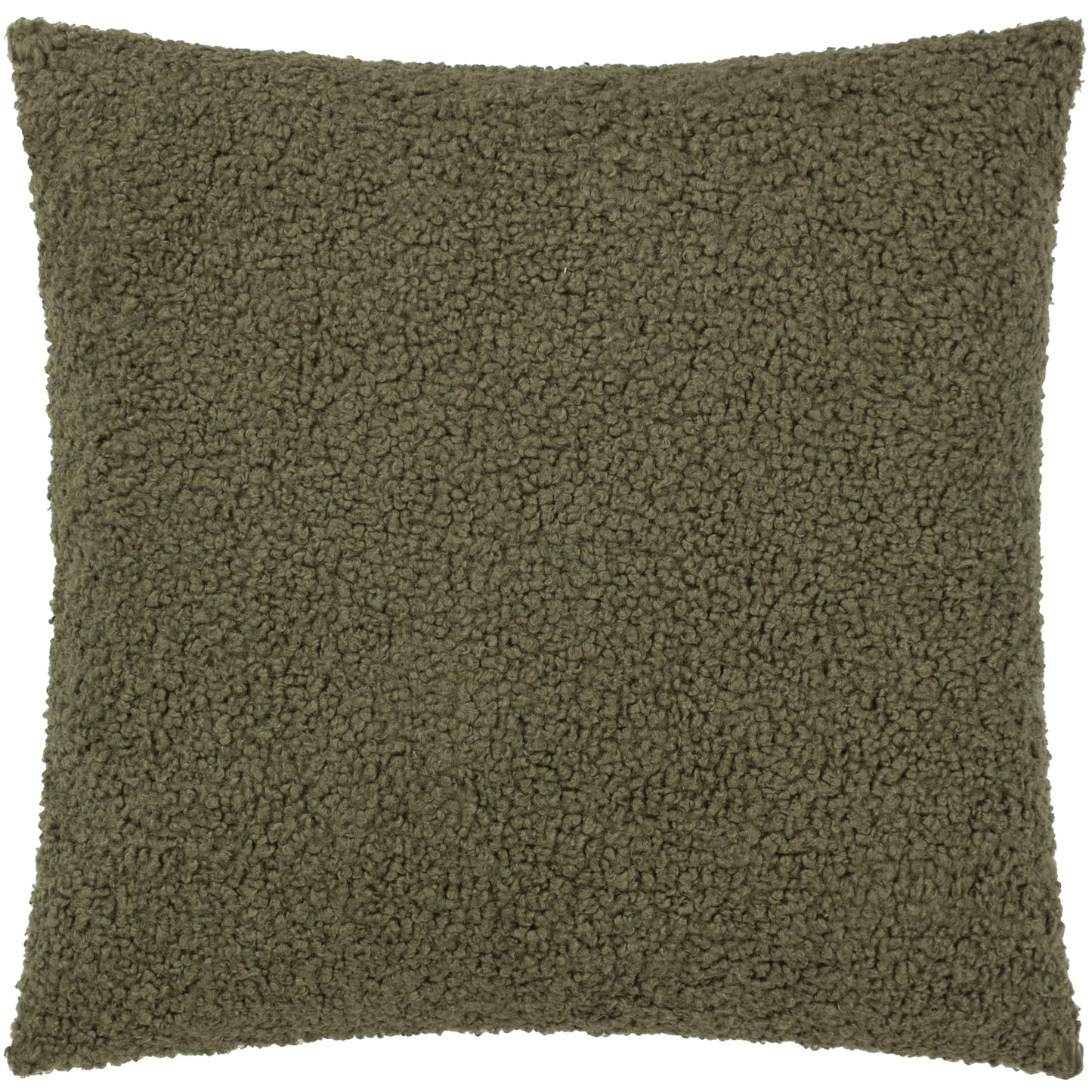 Cabu Chunky Boucle Cushion - Khaki