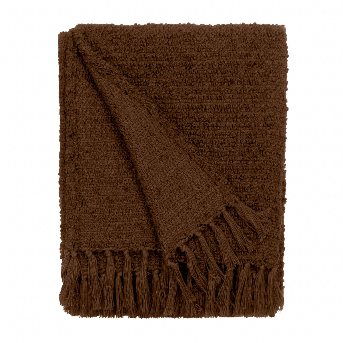 Candar Textured Boucle Throw - Coco