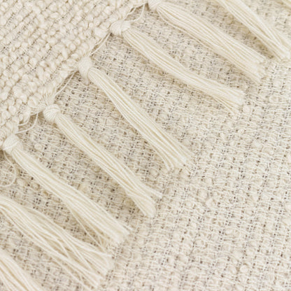 Candar Textured Boucle Throw - Ecru
