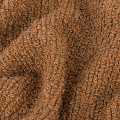 Candar Textured Boucle Throw - Ginger
